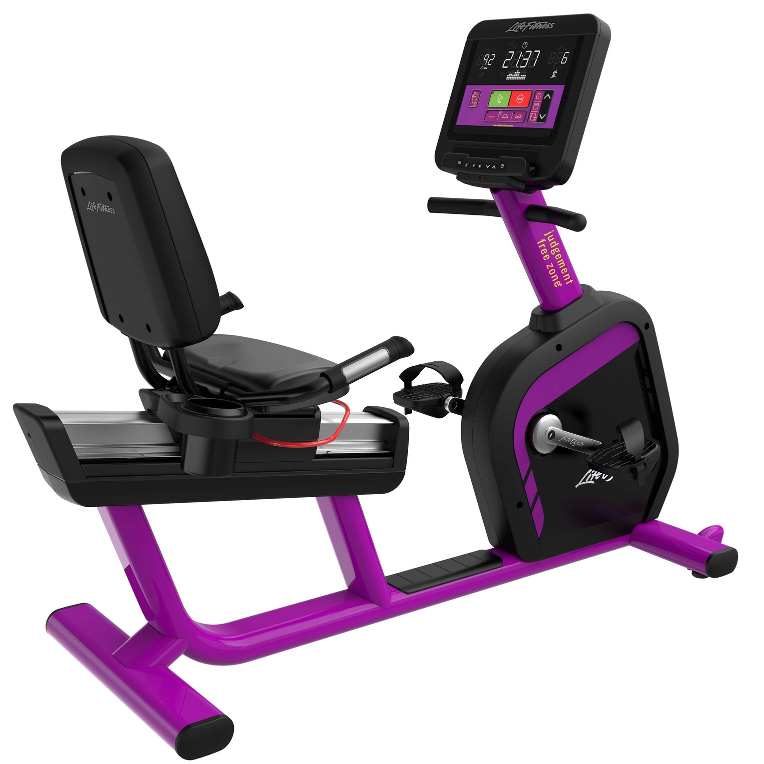 Life Fitness Recumbent Bike Integrity Series Purple